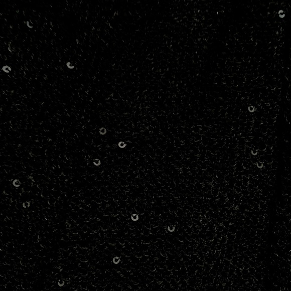 BLACK SEQUIN CARDIGAN - Picture 3 of 3